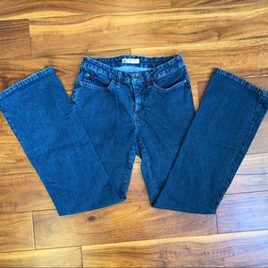 EUC Women’s Size 6 Short, Lee Slender Secret Dark Wash Boot Cut Jeans